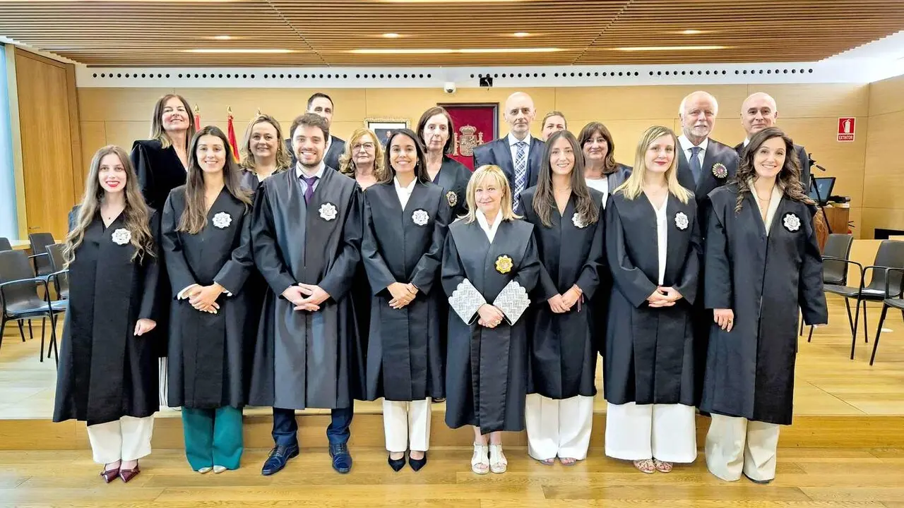 Siete jueces en pr&aacute;cticas juran sus cargos y toman posesi&oacute;n ante la Sala de Gobierno del TSJCyL