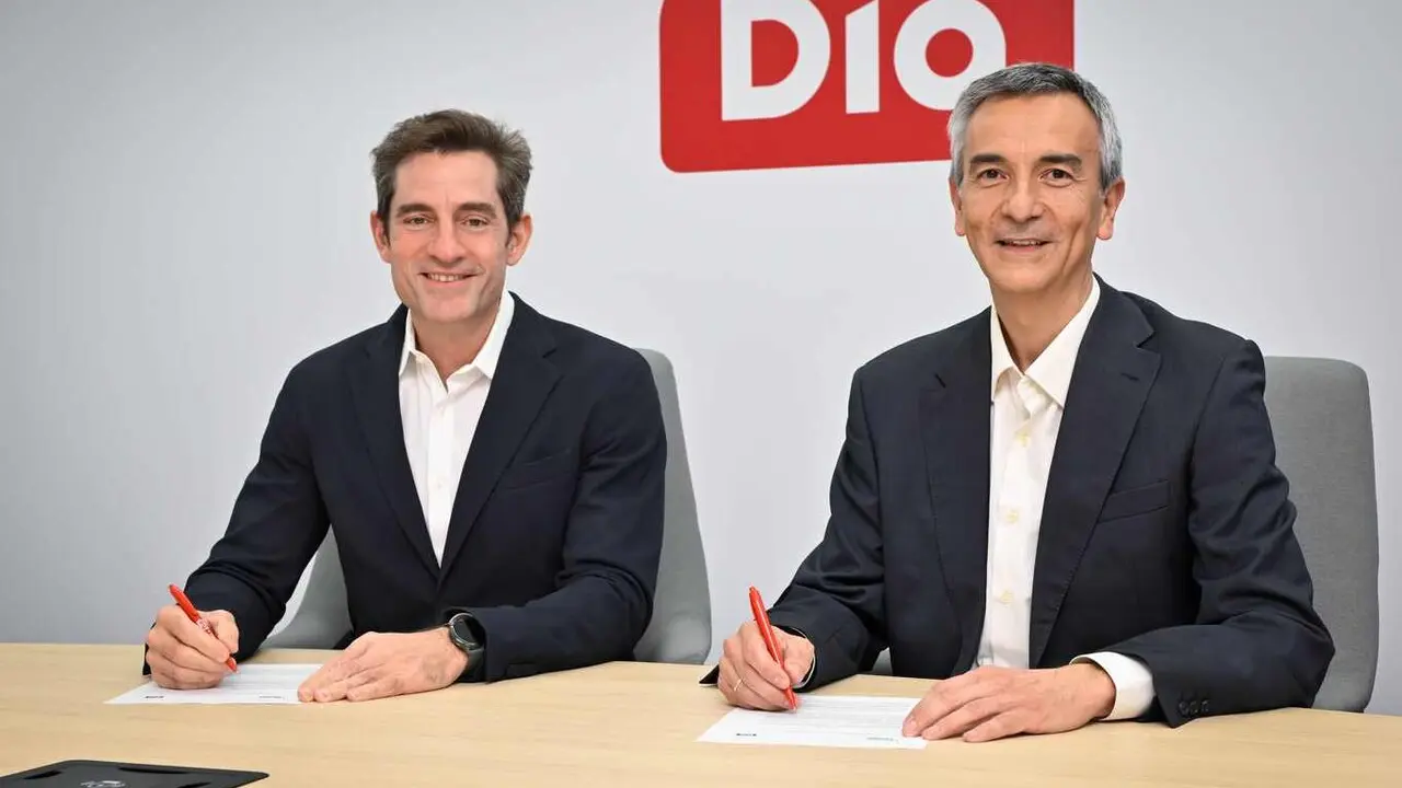Mart&iacute;n Tolcachir, CEO de Grupo Dia, y José Luis Ibá&ntilde;ez, Director Gerente de Coceder.