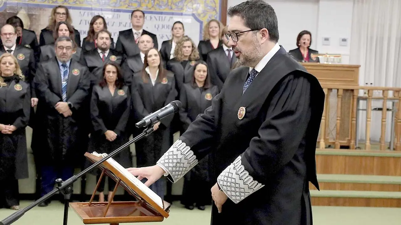 David D&iacute;ez Revilla, decano del Colegio de Abogados de Le&oacute;n.
