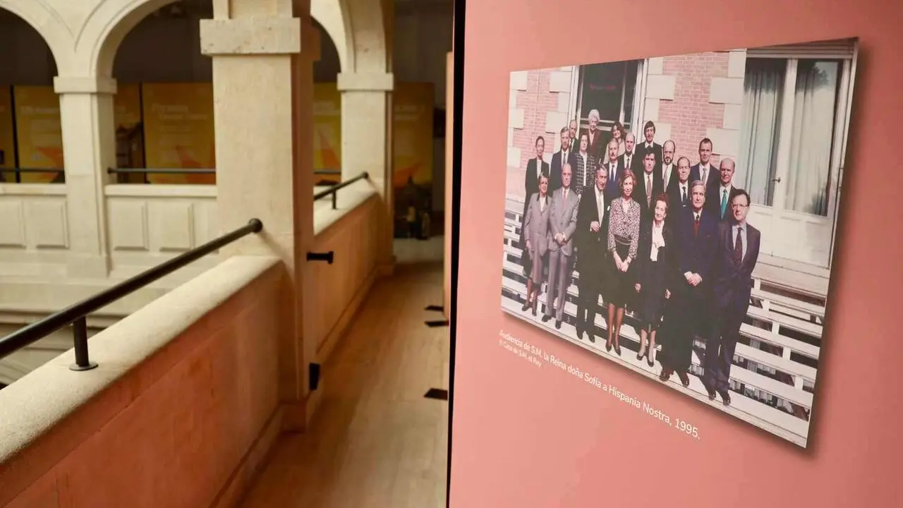 Acto de inauguraci&oacute;n de la exposici&oacute;n itinerante &lsquo;Hispania Nostra. 50 a&ntilde;os comprometida con el patrimonio&rsquo;. Foto: Campillo