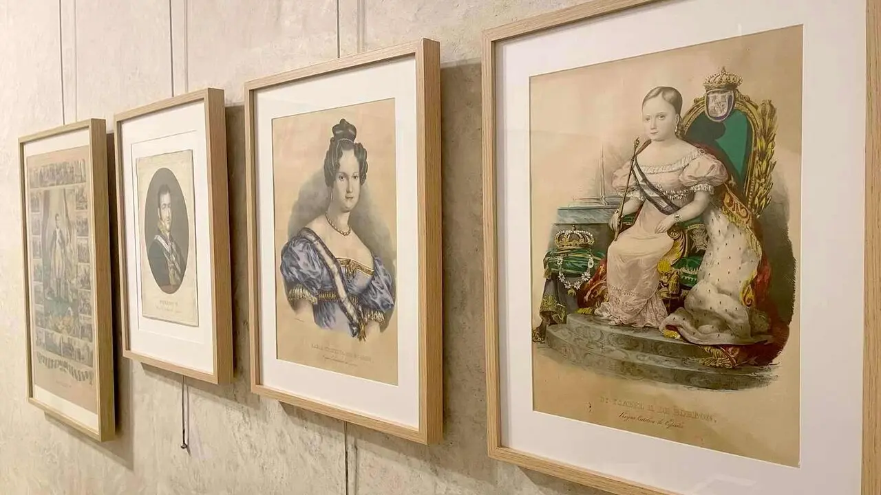 Retratos monarcas siglo XIX-Museo Sierra Pambley.