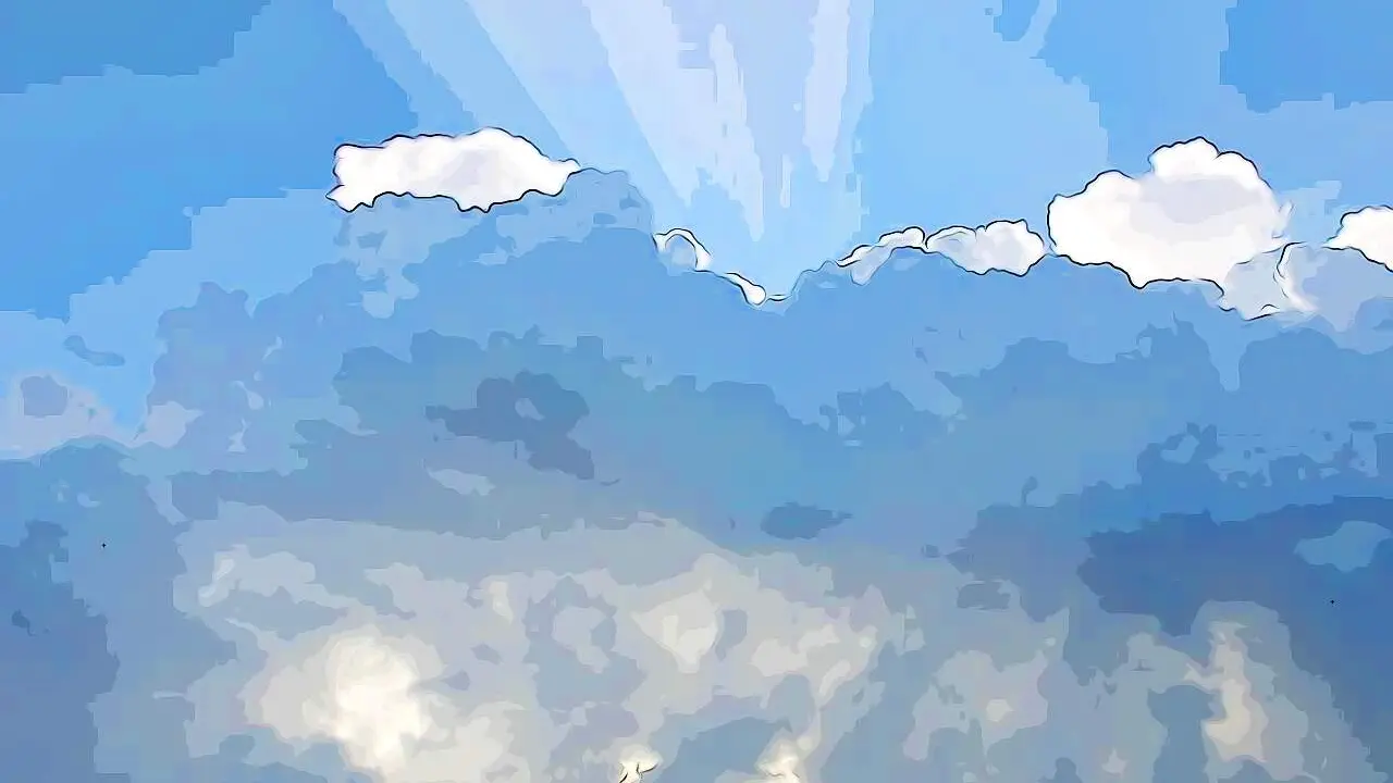 Nubes y cielo
