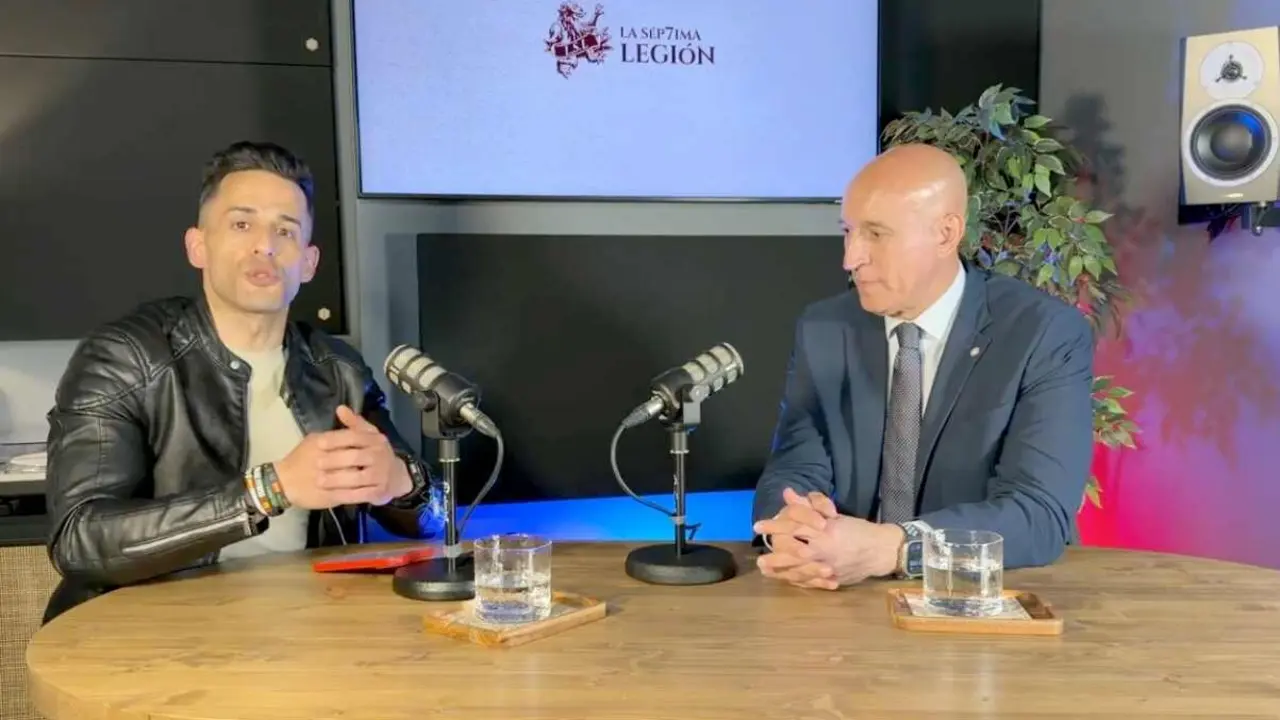 Jos&eacute; Antonio Diez, durante la entrevista en la S&eacute;ptima Legi&oacute;n.