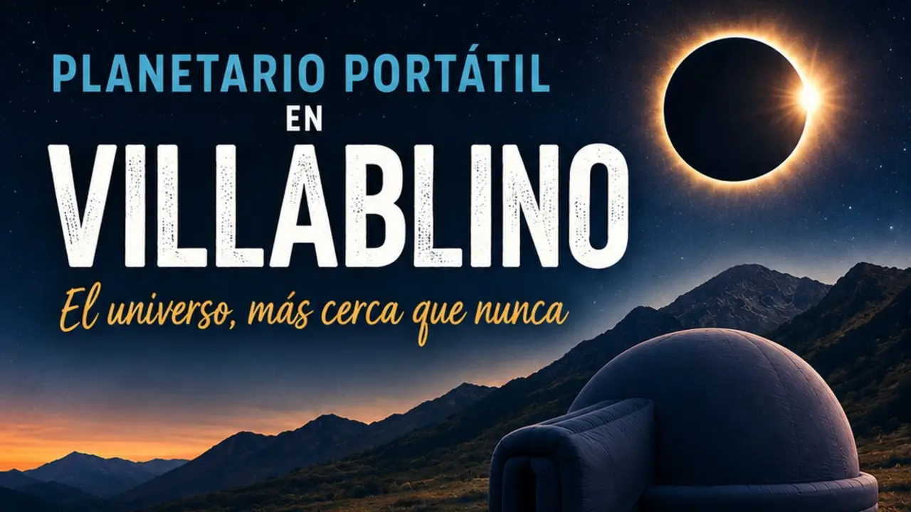 Planetario portatil en Villablino