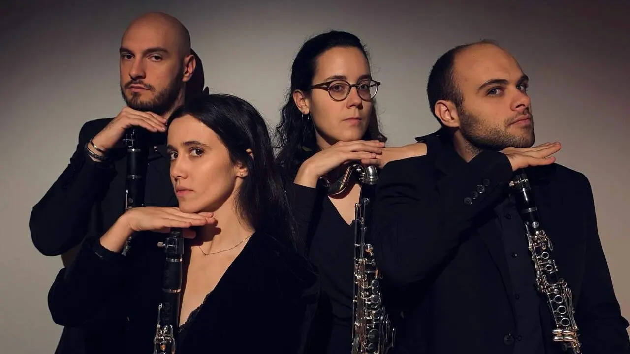 El cuarteto Nivales est&aacute; integrado por los clarinetistas Mateo Balboa, Laura Garc&iacute;a, Marcos Carmona y Fernando Fern&aacute;ndez.