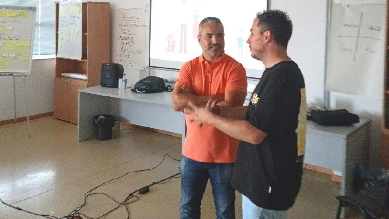 David Pacios en una formaci&oacute;n de trabajadores el pasado mes de julio 1