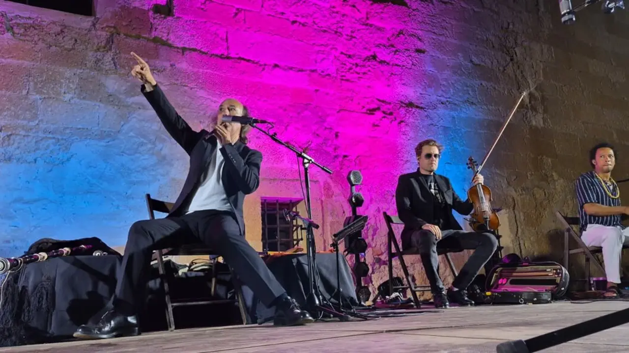 Carlos N&uacute;&ntilde;ez, este martes, en el Monasterio de Sandoval.