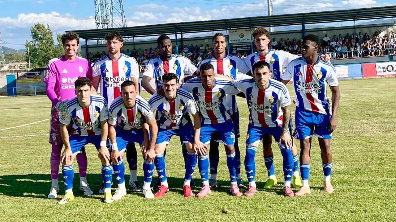 Alineaci&oacute;n inicial de la Ponferradina en el encuentro de este mi&eacute;rcoles.