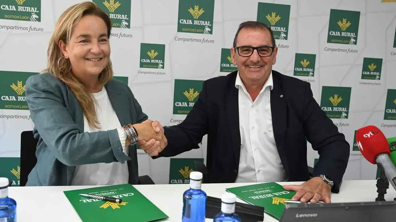 Presentaci&oacute;n del patrocinio de Caja Rural a la Cultural y Deportiva Leonesa