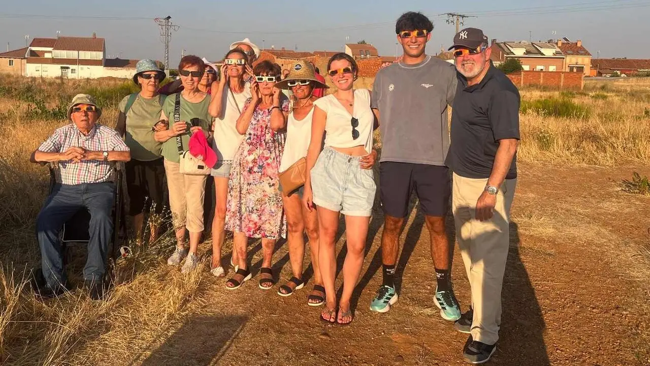Desde Logro&ntilde;o y Madrid a Oteruelo para ver el eclipse.