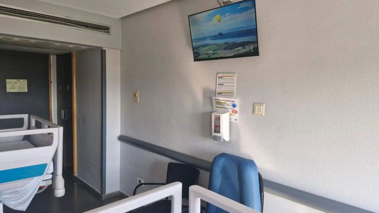 Televisiones en el Hospital del Bierzo