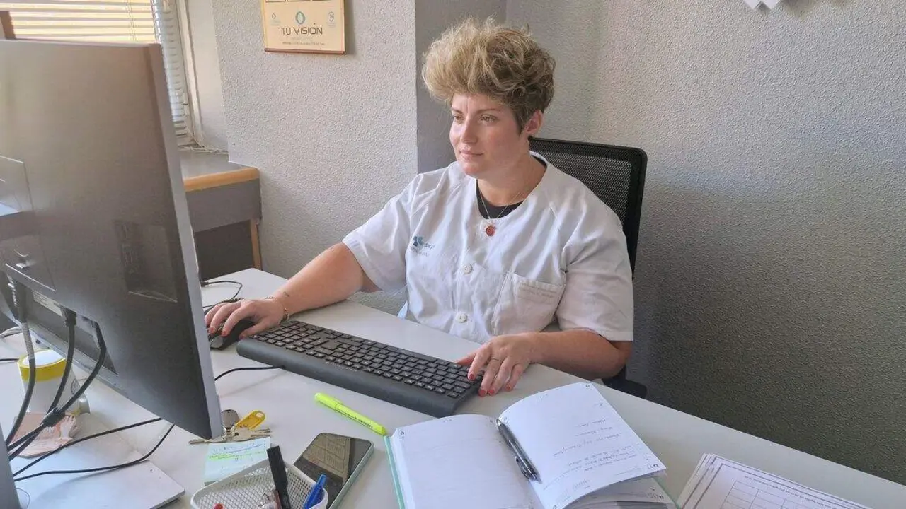 La coordinadora de Enfermer&iacute;a de Docencia,Formaci&oacute;n e Investigaci&oacute;n de la Gasbi,Silvia Dom&iacute;nguez 1