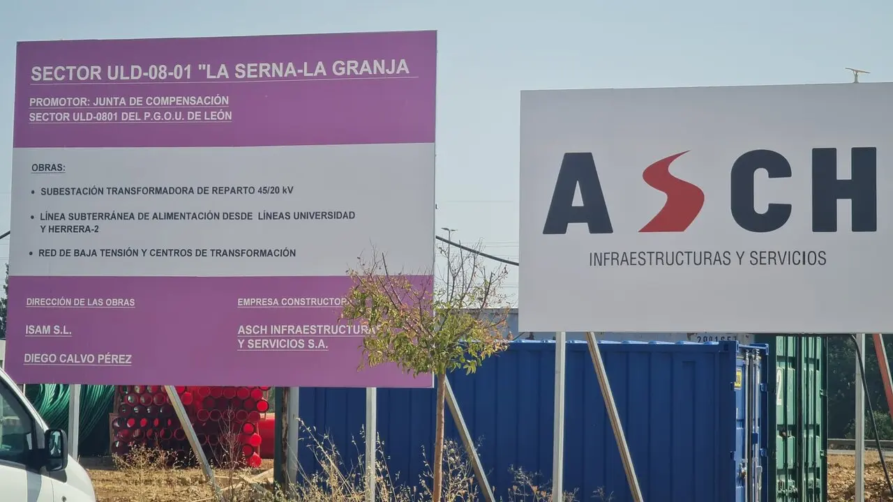 La nueva subestaci&oacute;n el&eacute;ctrica de La Granja abre la puerta a la reactivaci&oacute;n urban&iacute;stica del este de Le&oacute;n. Fotos: Heraldo de Le&oacute;n