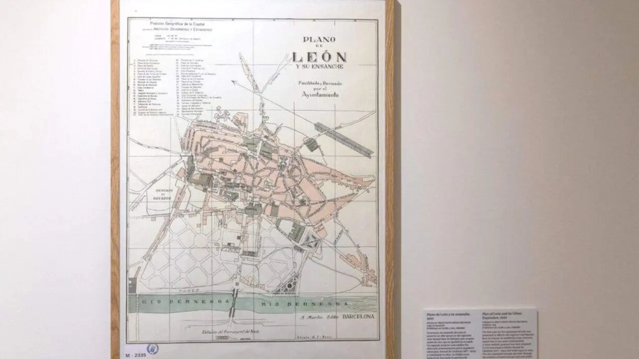 Plano-de-Leon-en-la-exposicion-Gaudi-y-la-ciudad-moderna
