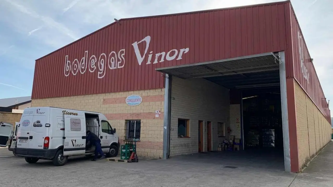 Imagen de las instalaciones de Vinor, donde tuvo lugar el robo.