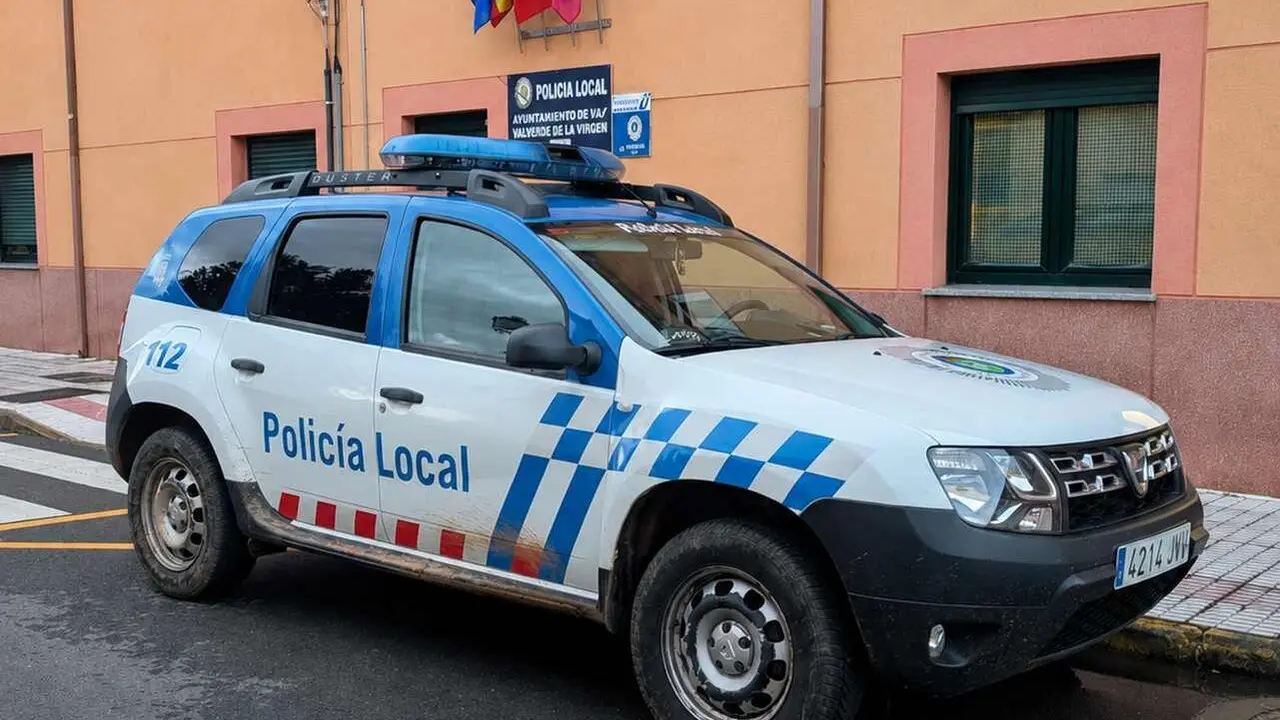 Imagen del veh&iacute;culo patrulla de la Polic&iacute;a Local de Valverde.