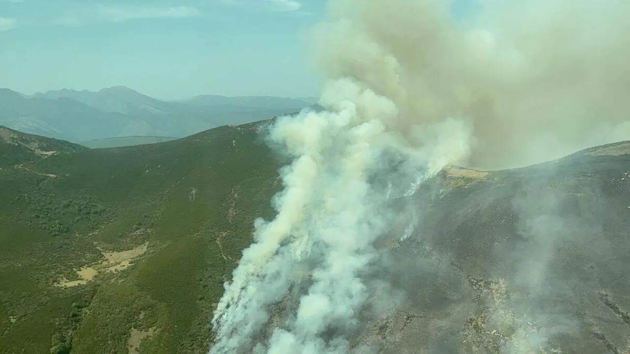 Incendio forestal Pendilla de Arbas