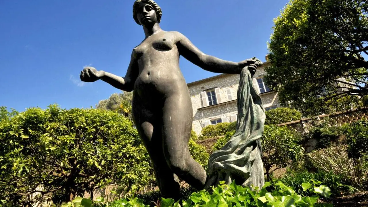 Exterior de la casa museo de  Auguste Renoir en Cagnes-sur-Mer.