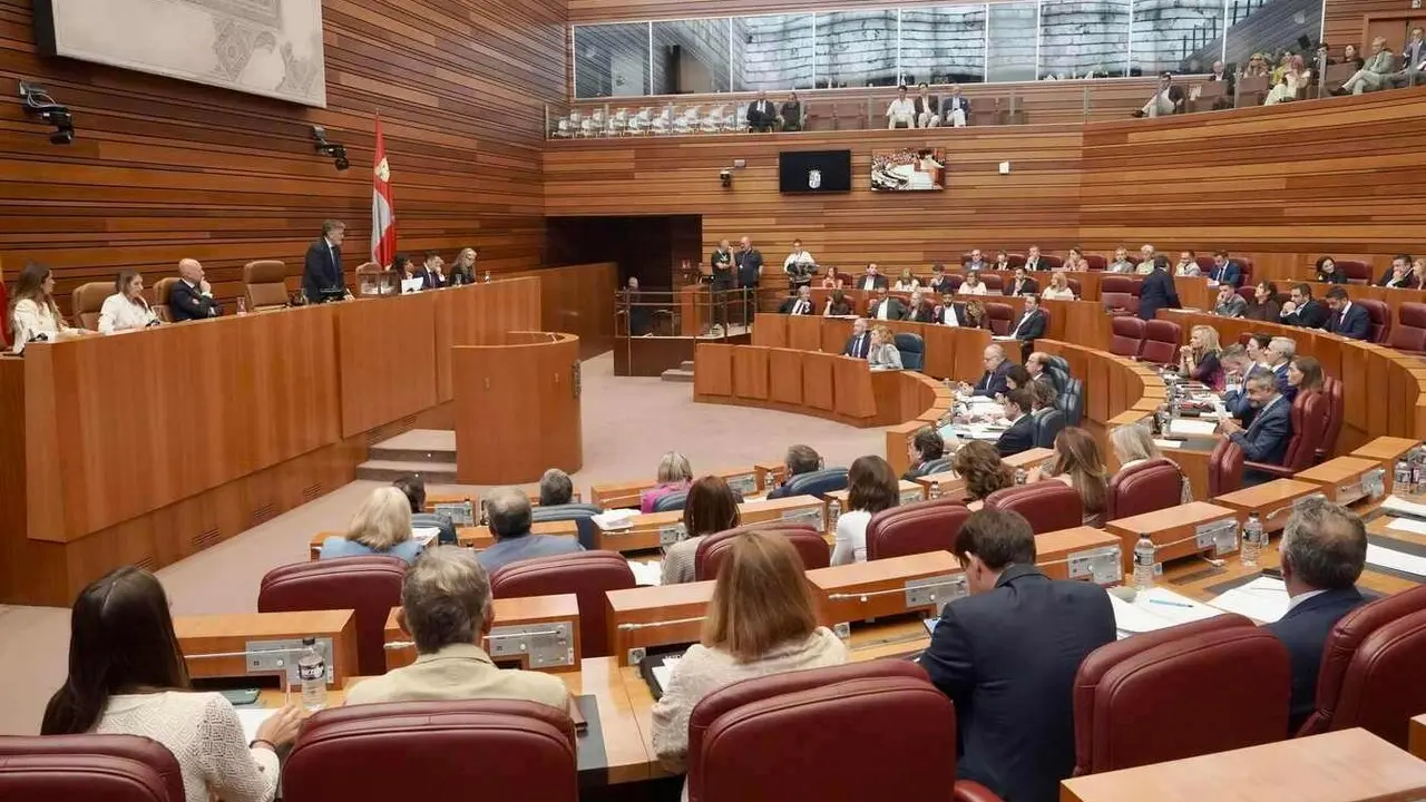 Recuento de votos en la Sesi&oacute;n Plenaria de las Cortes de Castilla y Le&oacute;n.