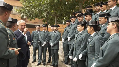 Incorporación de guardias alumnos en prácticas en los cuarteles de Castilla y León. Participa el delegado del Gobierno, Nicanor Sen, y el general jefe de la Zona de Castilla y León de la Guardia Civil, José Ant (4)