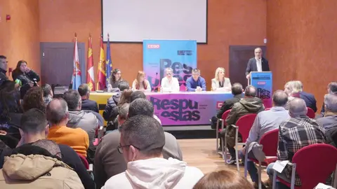 Celebración del XIII Congreso de CCOO del Bierzo. Foto: César Sánchez.