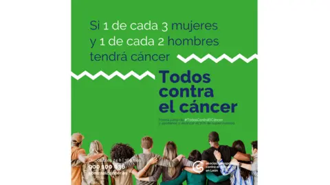 Todos contra el cáncer.