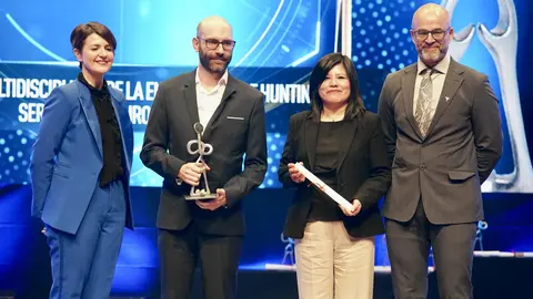 El presidente de la Junta de Castilla y León, Alfonso Fernández Mañueco, participa en la gala de entrega de los II Premios Diagnóstico 2025 de CyLTV. Fotos: Campillo