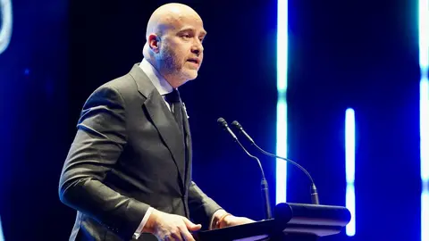 El presidente de la Junta de Castilla y León, Alfonso Fernández Mañueco, participa en la gala de entrega de los II Premios Diagnóstico 2025 de CyLTV. Fotos: Campillo