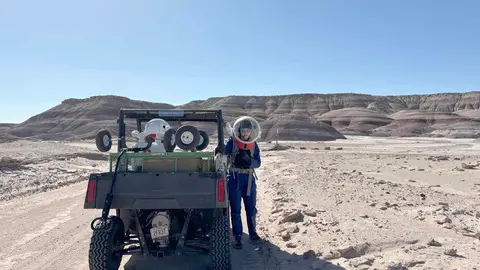 Nueve astronautas españolas, entre ellas las leonesas Jennifer García Carrizo y Laura González Llamazares, estudian en el proyecto Hypatia los efectos de una misión en Marte en las mujeres. Desde el pasado lunes viven aisladas en la estación Mars Research Desert Station del desierto de Utah.