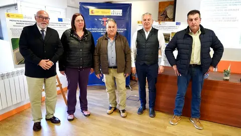 La secretaria de Estado de Agricultura y Alimentación, Begoña García, visita, junto al delegado del Gobierno, Nicanor Sen, entre otras autoridades, tres actuaciones diferentes de modernización de regadío en la Comunidad de Regantes del Canal Margen Izquierda y en la Ribera Alta del Porma. Fotos: Campillo.