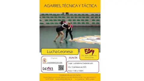 'Agarres, técnica y táctica' de lucha leonesa.