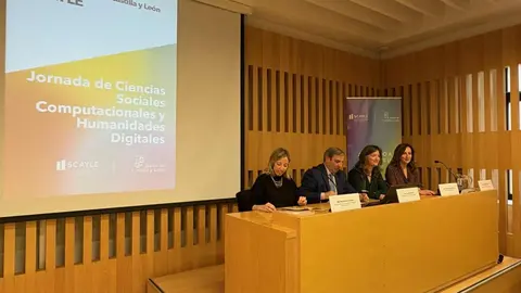 La rectora de la Universidad de León, Nuria González, ha participado este jueves en la presentación de la designación del Centro de Supercomputación de Castilla y León -Scayle- como nodo de CLARIAH-ES en Castilla y León.