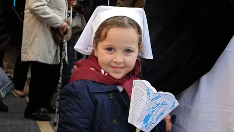 La Hospitalidad de Nuestra Señora de Lourdes en León celebra una procesión de antorchas, con salida y llegada a la Catedral. Foto: Peio García.