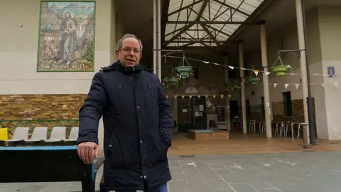 El director del albergue San Nicolás de Flüe de Ponferrada, Miguel Ángel Pérez. Foto: César Sánchez.