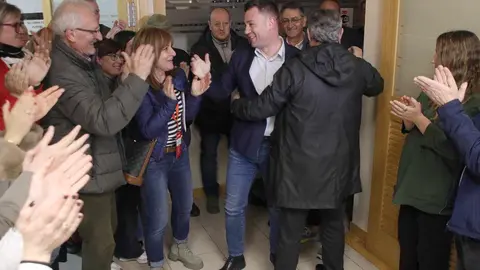Cendón vence en las primarias a Diego Moreno con el 66% de los votos de la militancia del PSOE de León. Fotos: Peio García