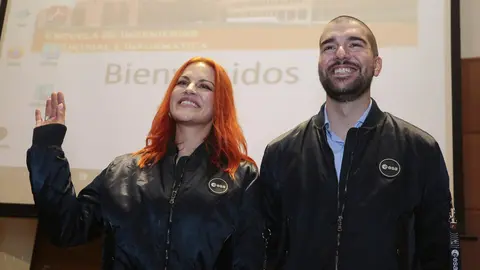 Los astronautas leoneses Sara García Alonso y Pablo Álvarez Fernández han sido reconocidos con el Premio Castilla y León de Ciencias Sociales y Humanidades en su edición correspondiente a 2024. En las fotografías, un recorrido por sus vivencias en los últimos meses. Fotos: Ical / Agencias