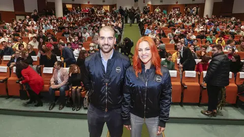 Los astronautas leoneses Sara García Alonso y Pablo Álvarez Fernández han sido reconocidos con el Premio Castilla y León de Ciencias Sociales y Humanidades en su edición correspondiente a 2024. En las fotografías, un recorrido por sus vivencias en los últimos meses. Fotos: Ical / Agencias