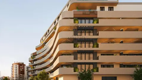 La zona de La Lastra se dispara como zona residencial y multiplica el número de promociones en la misma. La última, una 'torre en curva' con 108 viviendas que relanzará este área residencial de la ciudad.