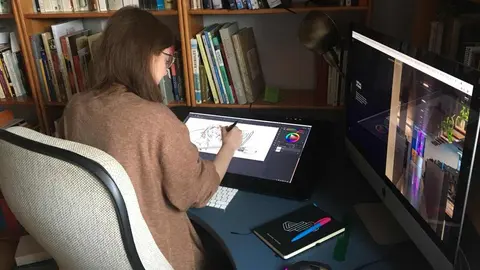 Tras asistir a la presentación de Wolf King, la serie de animación de Netflix, esta leonesa que ha sido su directora de arte y diseñadora de producción asegura a Heraldo de León que todo lo logrado es el premio al empeño y el esfuerzo diario.