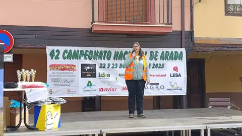 Entrega de premios del 42º Campeonato Nacional de Arada en la localidad de Mansilla de las Mulas.