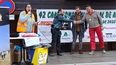 Entrega de premios del 42º Campeonato Nacional de Arada en la localidad de Mansilla de las Mulas.