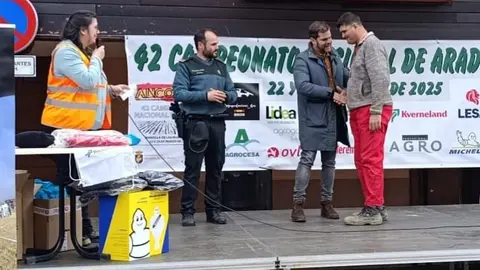 Entrega de premios del 42º Campeonato Nacional de Arada en la localidad de Mansilla de las Mulas.