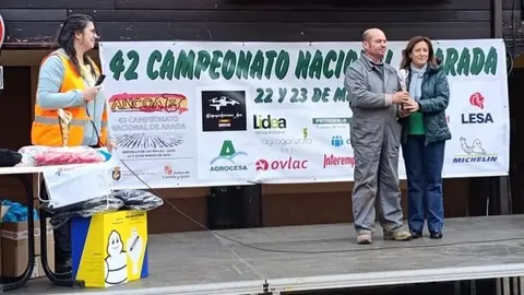 Entrega de premios del 42º Campeonato Nacional de Arada en la localidad de Mansilla de las Mulas.