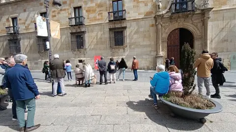 Piano abierto en la Plaza San Marcelo como actividad del ciclo ‘Piano Lontano’.