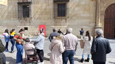 Piano abierto en la Plaza San Marcelo como actividad del ciclo ‘Piano Lontano’.