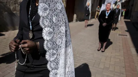 Procesión de Resurrección de la Semana Santa de Ponferrada. Foto: César Sánchez.