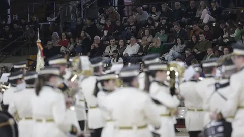 Agrupaciones de León, Burgos y Zamora hacen vibrar 'El Sonido de la Pasión' en la capital leonesa.