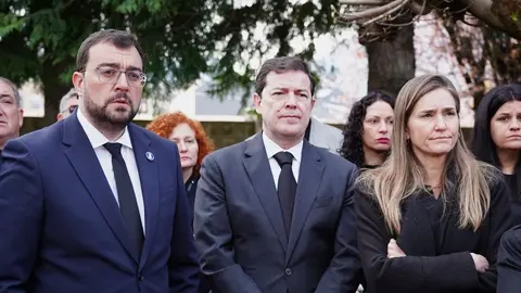 El obispo de León, Luis Ángel de las Heras, preside el funeral de los cuatro mineros del municipio de Villablino muertos en la mina de Cerredo en Degaña (Asturias), al que asistirá, entre otros, la ministra para la Transición Ecológica y el Reto Demográfico, Sara Aagesen. Foto: Campillo.