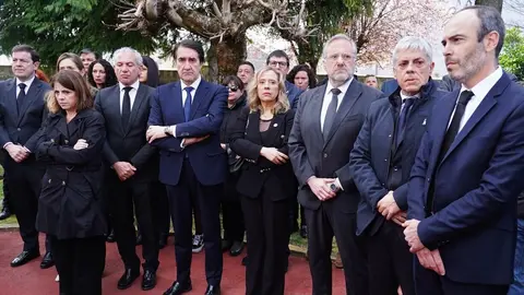 El obispo de León, Luis Ángel de las Heras, preside el funeral de los cuatro mineros del municipio de Villablino muertos en la mina de Cerredo en Degaña (Asturias), al que asistirá, entre otros, la ministra para la Transición Ecológica y el Reto Demográfico, Sara Aagesen. Foto: Campillo.