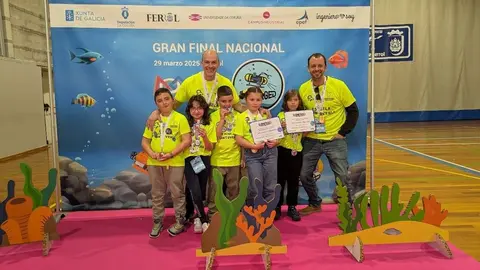 El CRA Villacedré recibe la mención a la mejor solución en la final de la First Lego League España.